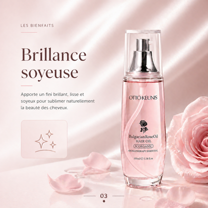 Huile de Rose Bulgare — texture & ingrédients · C-Line Beauty