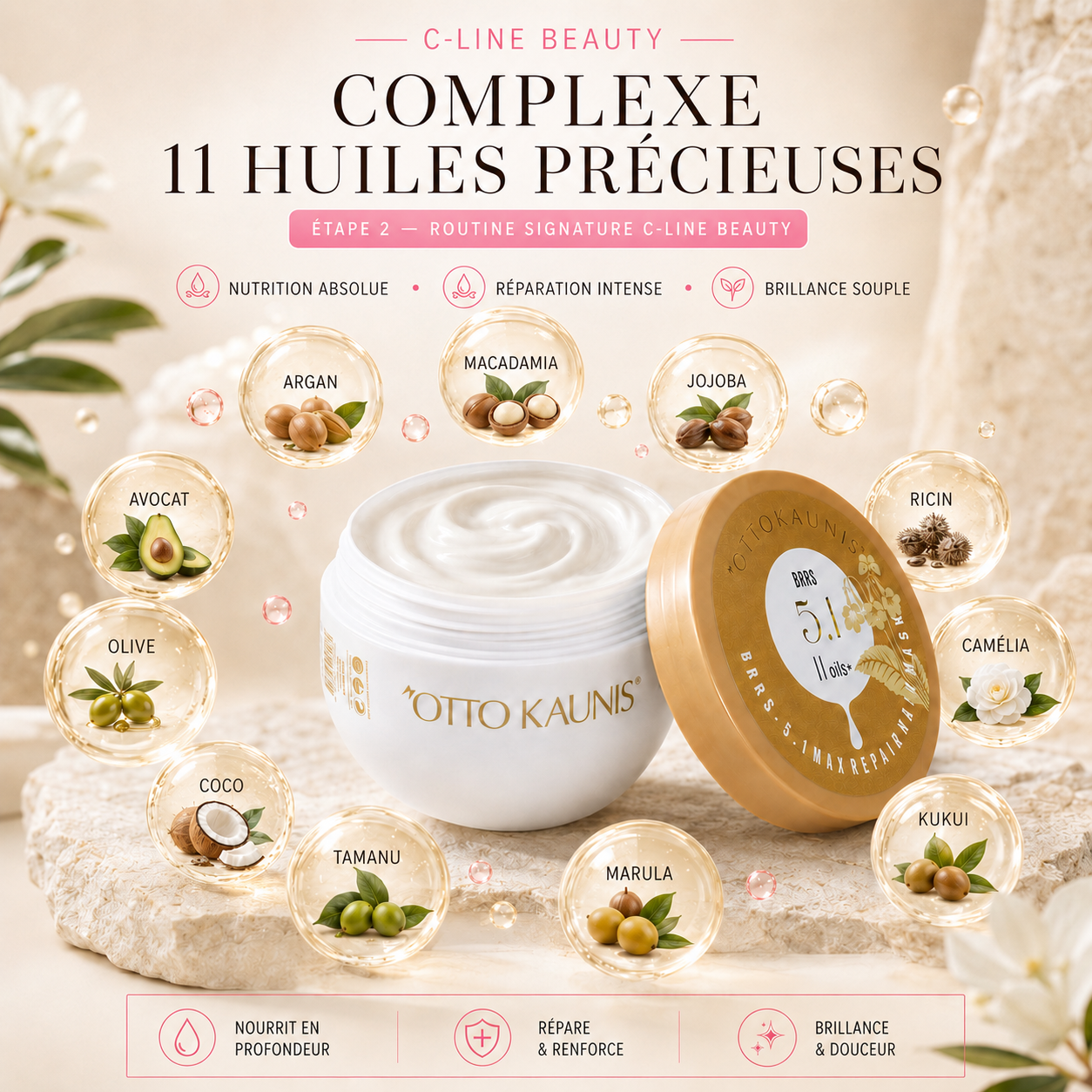 Masque Réparation Extrême — vue 7 · C-Line Beauty