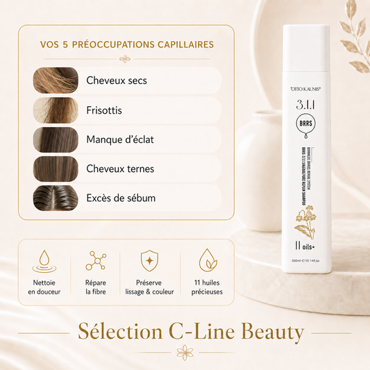 Shampoing Réparateur Sans Sulfate — packaging · C-Line Beauty