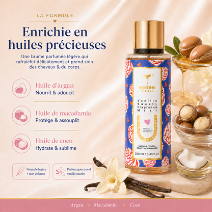 Brume Vanilla Love — texture & ingrédients · C-Line Beauty