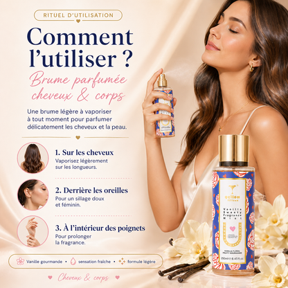Brume Vanilla Love — résultat brillance · C-Line Beauty